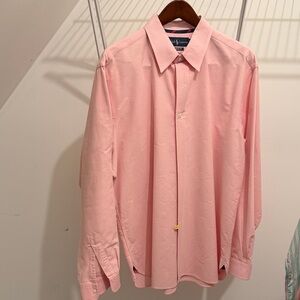 Ralph Lauren Men's Casual Pink Button Down Shirt